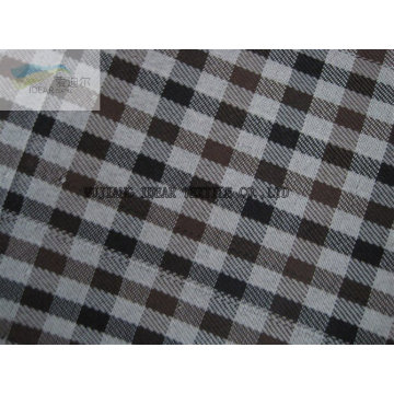 Polyester Yarn-dyed Colorfast checked fabric for shirt